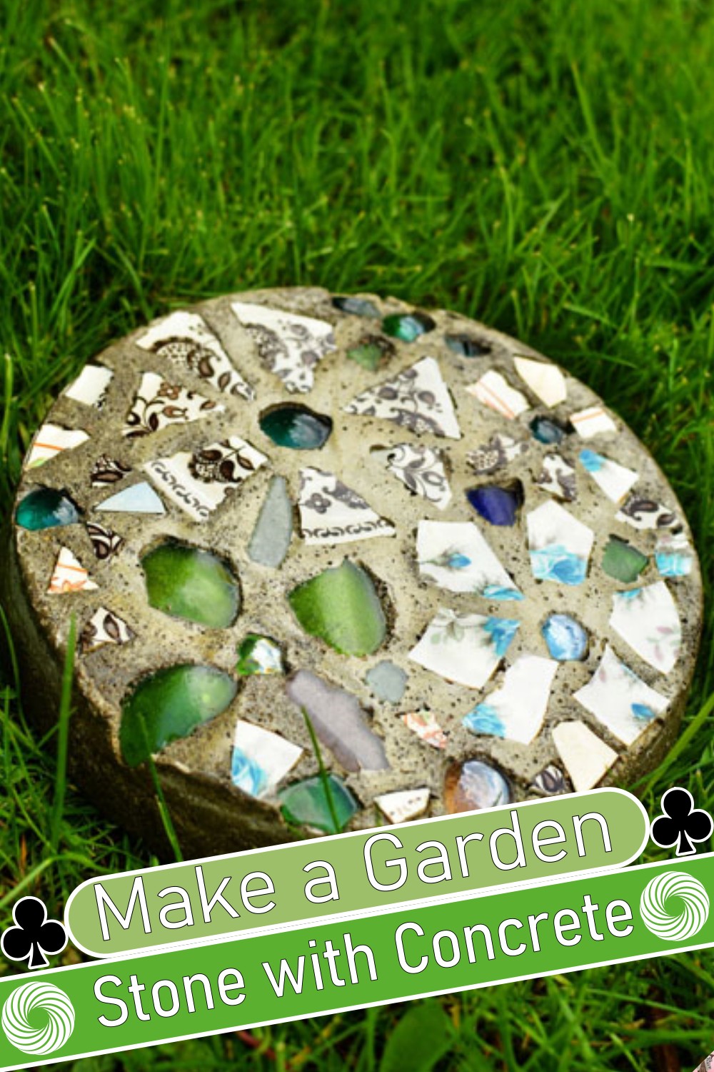 Make a Garden Stone with Concrete