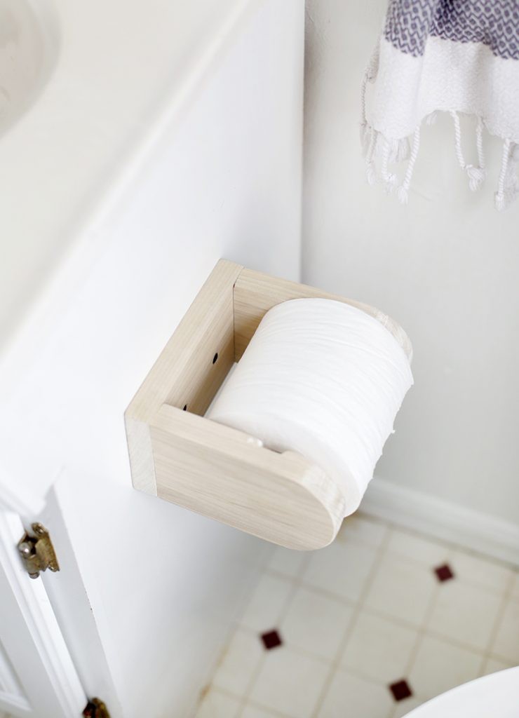 Minimal Toilet Paper Holder DIY