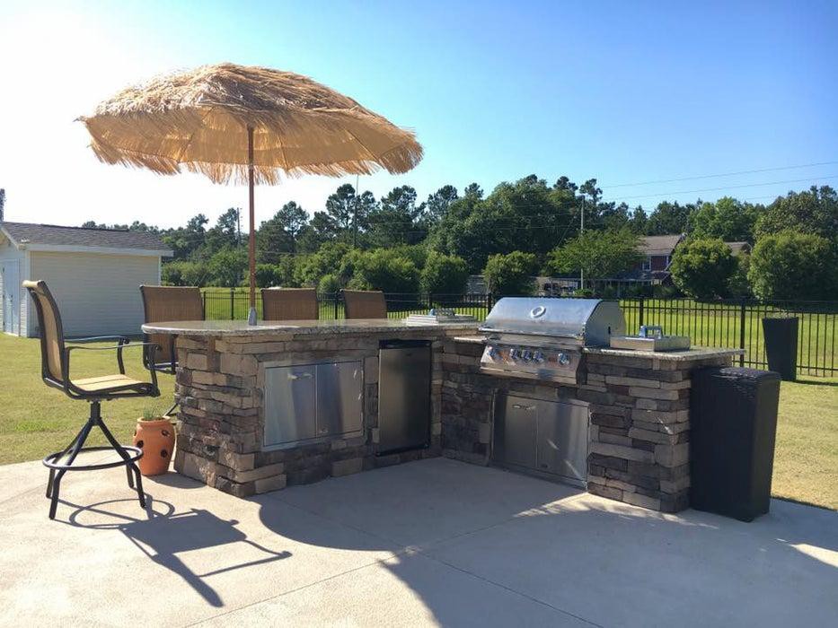 Outdoor Kitchen Made Of Stones