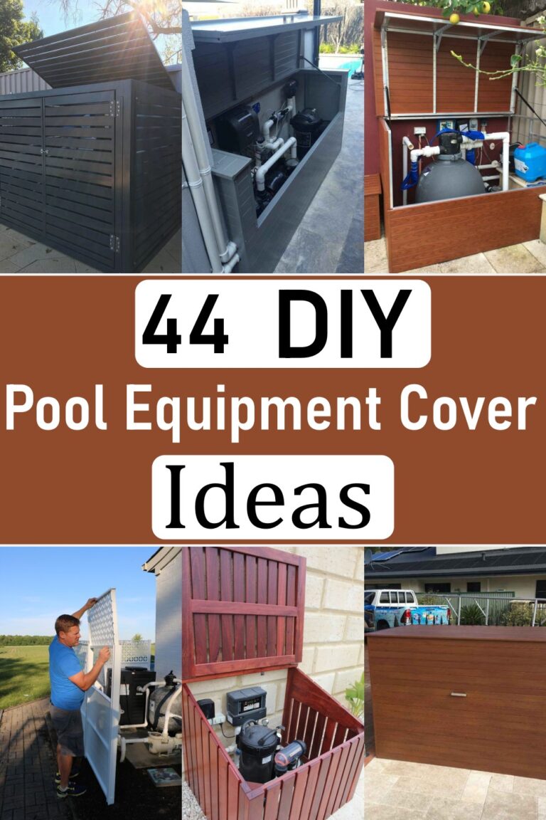 44 DIY Pool Equipment Cover Ideas Craftsy