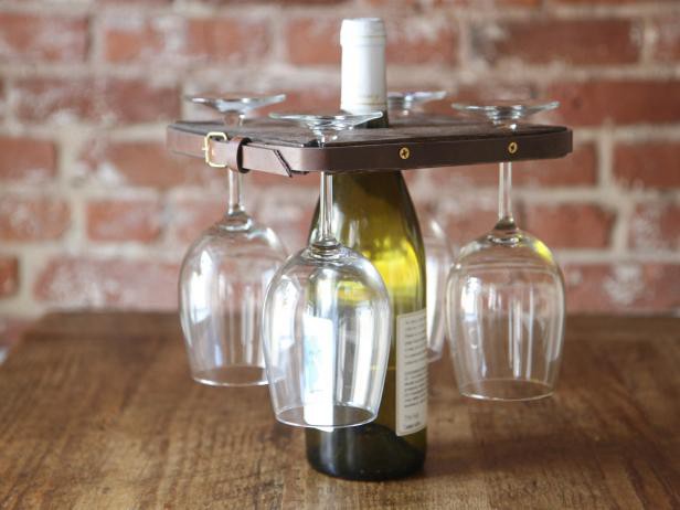 Rustic Wine Glass Holder