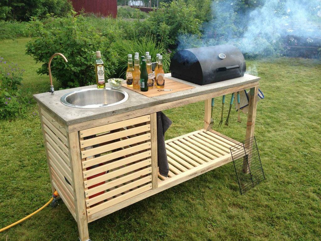 Simple Low Budget Outdoor Kitchen