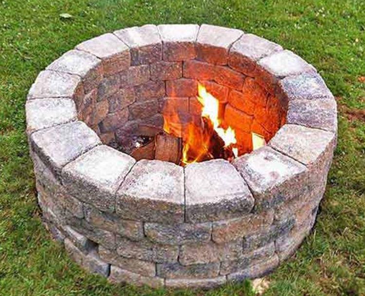 Simple Round Shape Stone Pit 