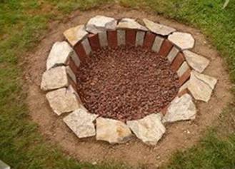 Slightly-Angled Fire Pit