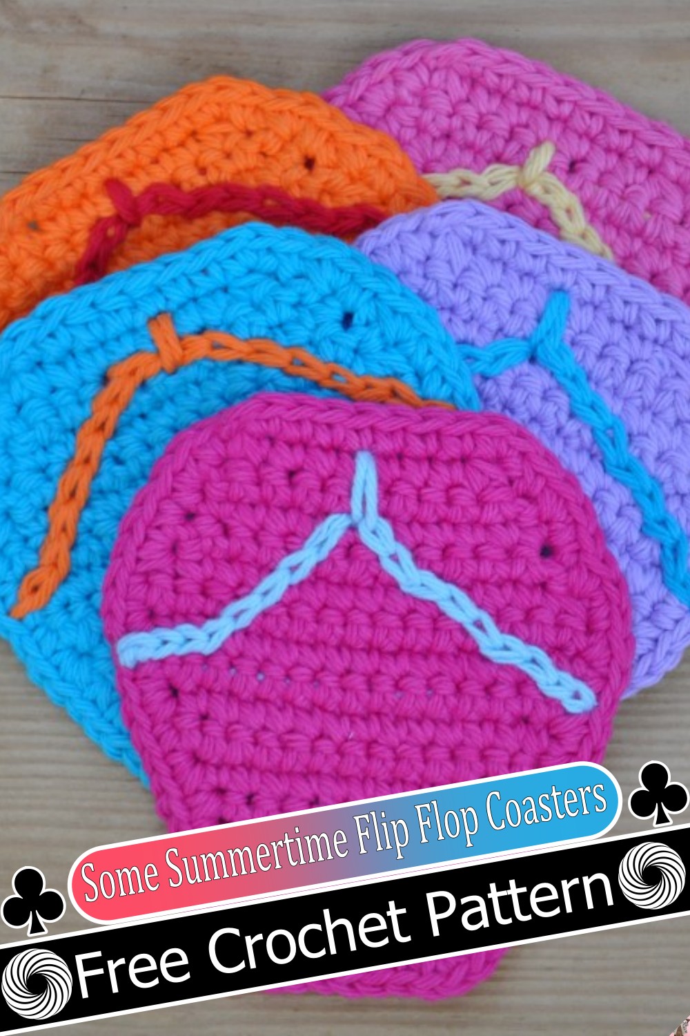 Some Summertime Flip Flop Coasters