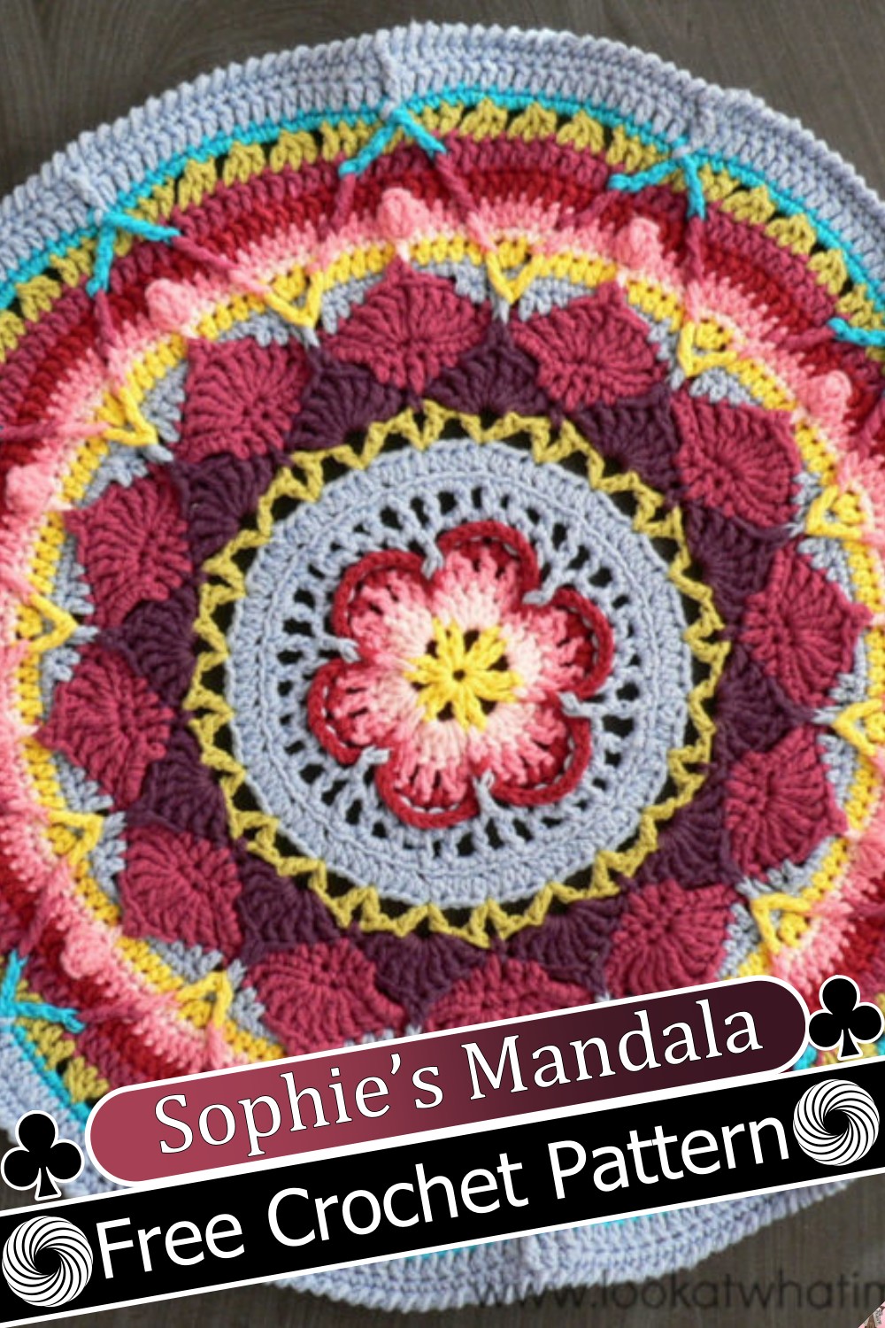 Sophie’s Free Crochet Mandala