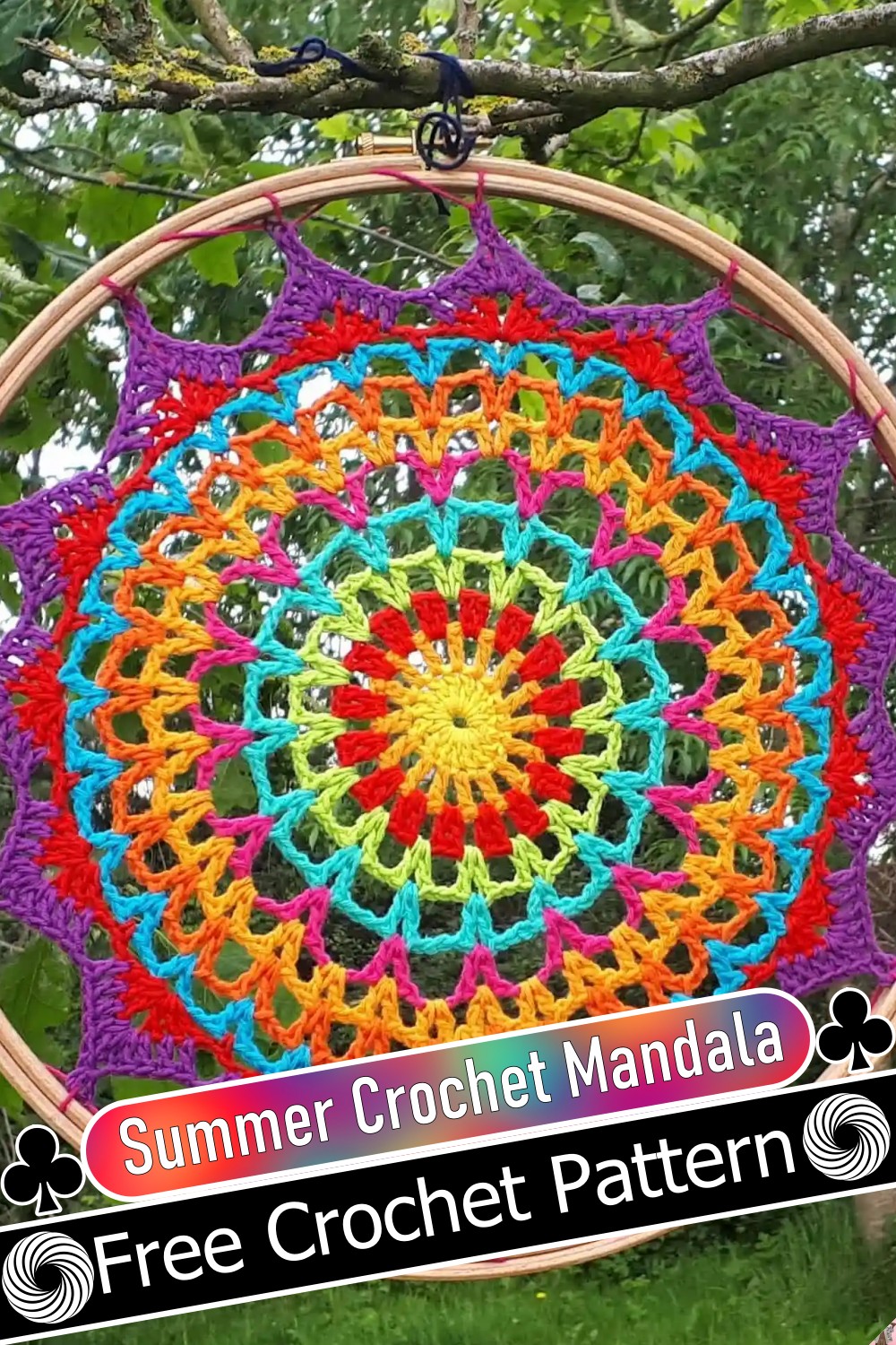 Summer Crochet Mandala