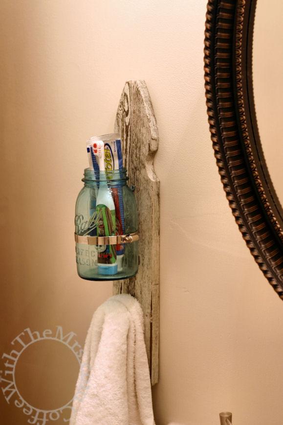 Toothbrush And Towel Holder DIY