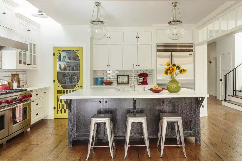Use Colorful Antiques To Revive Your Kitchen Countertop