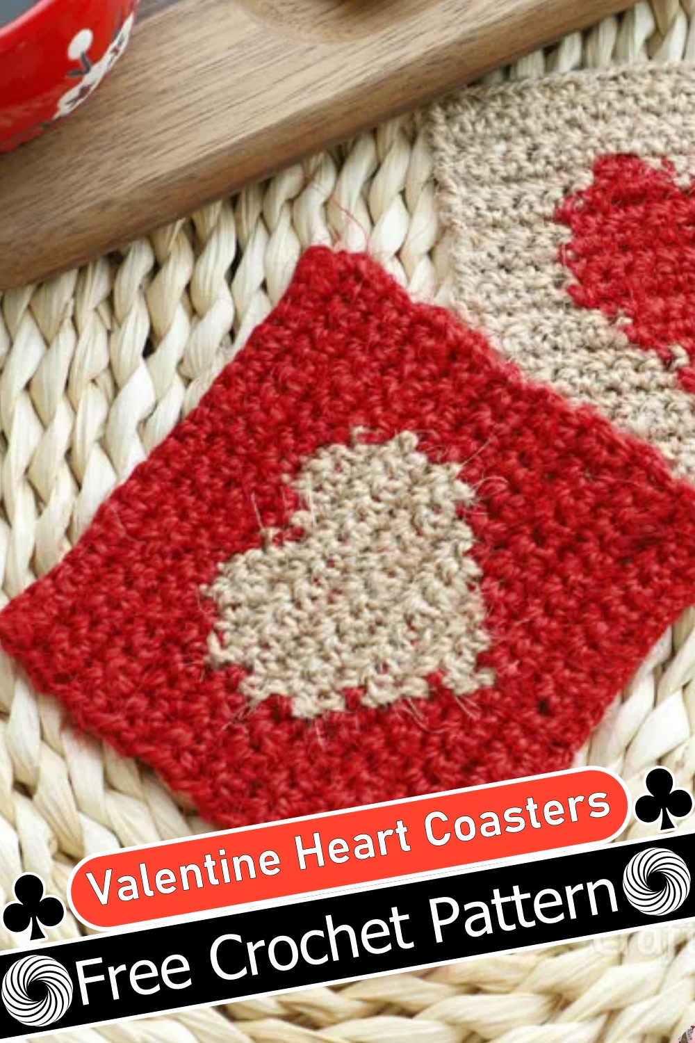 Valentine Heart Coasters