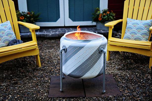 Washer Drum Fire Pit