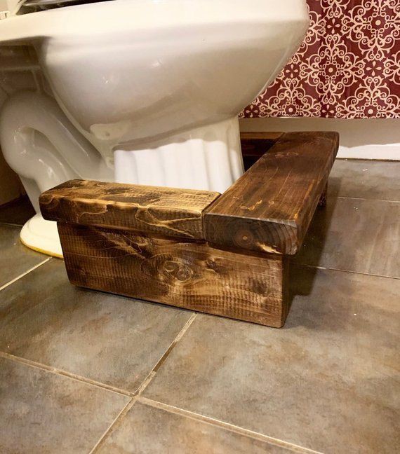 Wooden Squatty Potty Toilet Stool