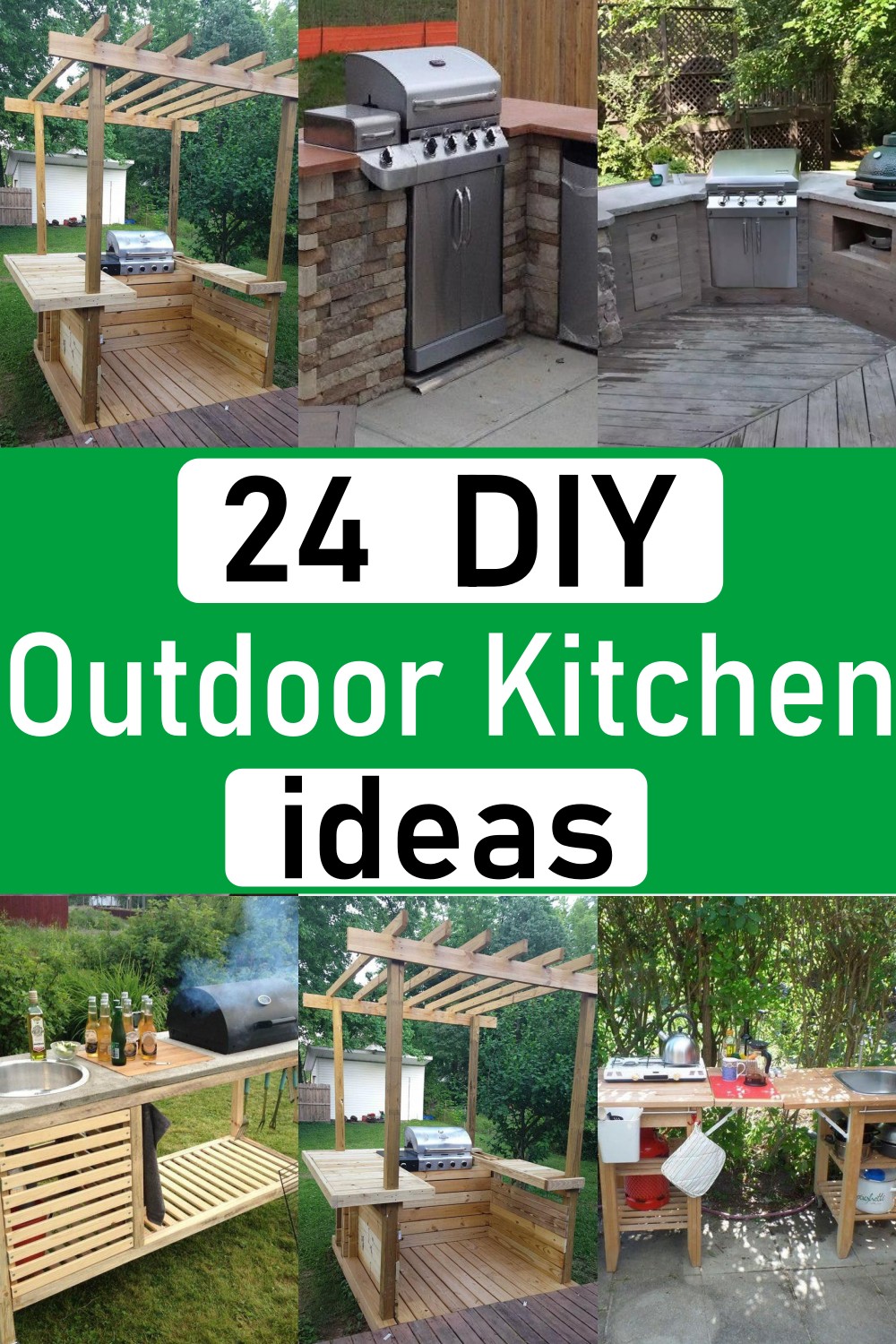 24 DIY Outdoor Kitchen Ideas For Parties Craftsy