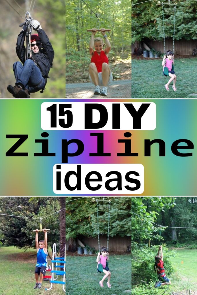 15 DIY Zipline Ideas To Have Fun Backyard Craftsy
