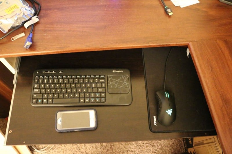 DIY Keyboard Tray for a Tall desk