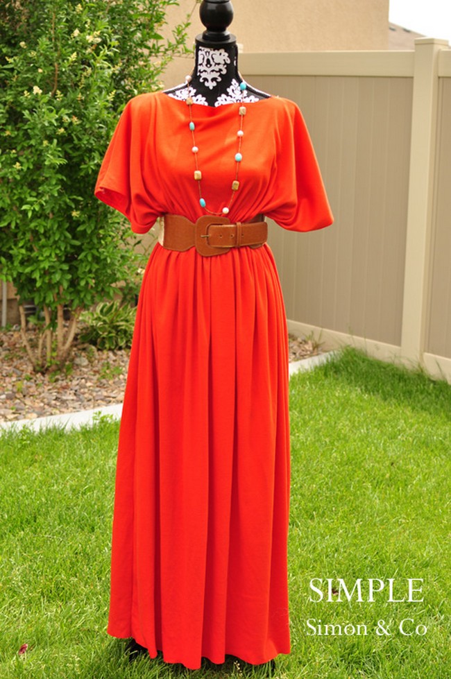 3-seam Caftan Super Easy Long Dress