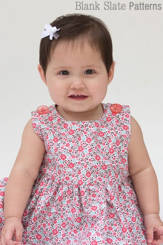 Baby Dress With Fully Lined Bodice