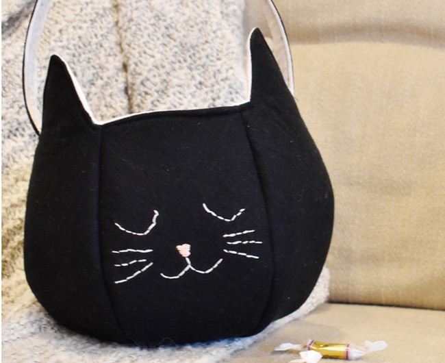 Black Cat Treat Bag