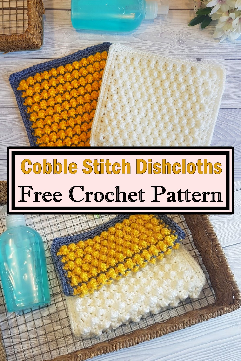 Cobble Stitch Dishcloths