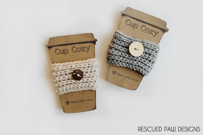 Crochet Cozy For Coffee Cup