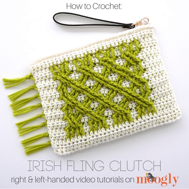 Crochet Irish Fling Clutch