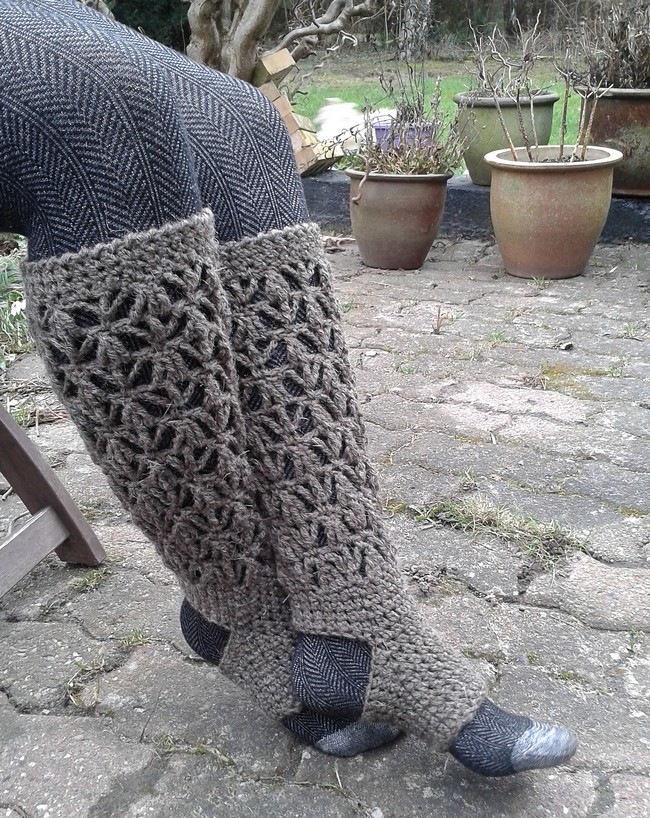 Crochet Lake Town Socks