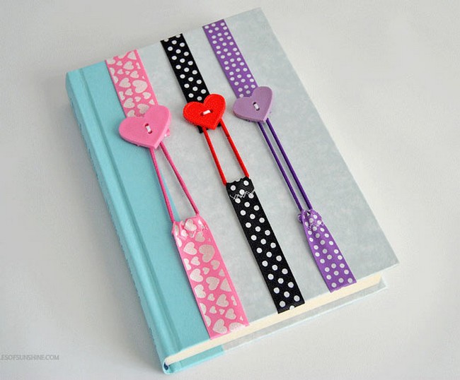 Cute Ribbon & Elastic Bookmarks