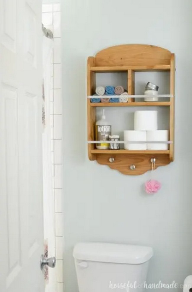 DIY Bathroom Storage