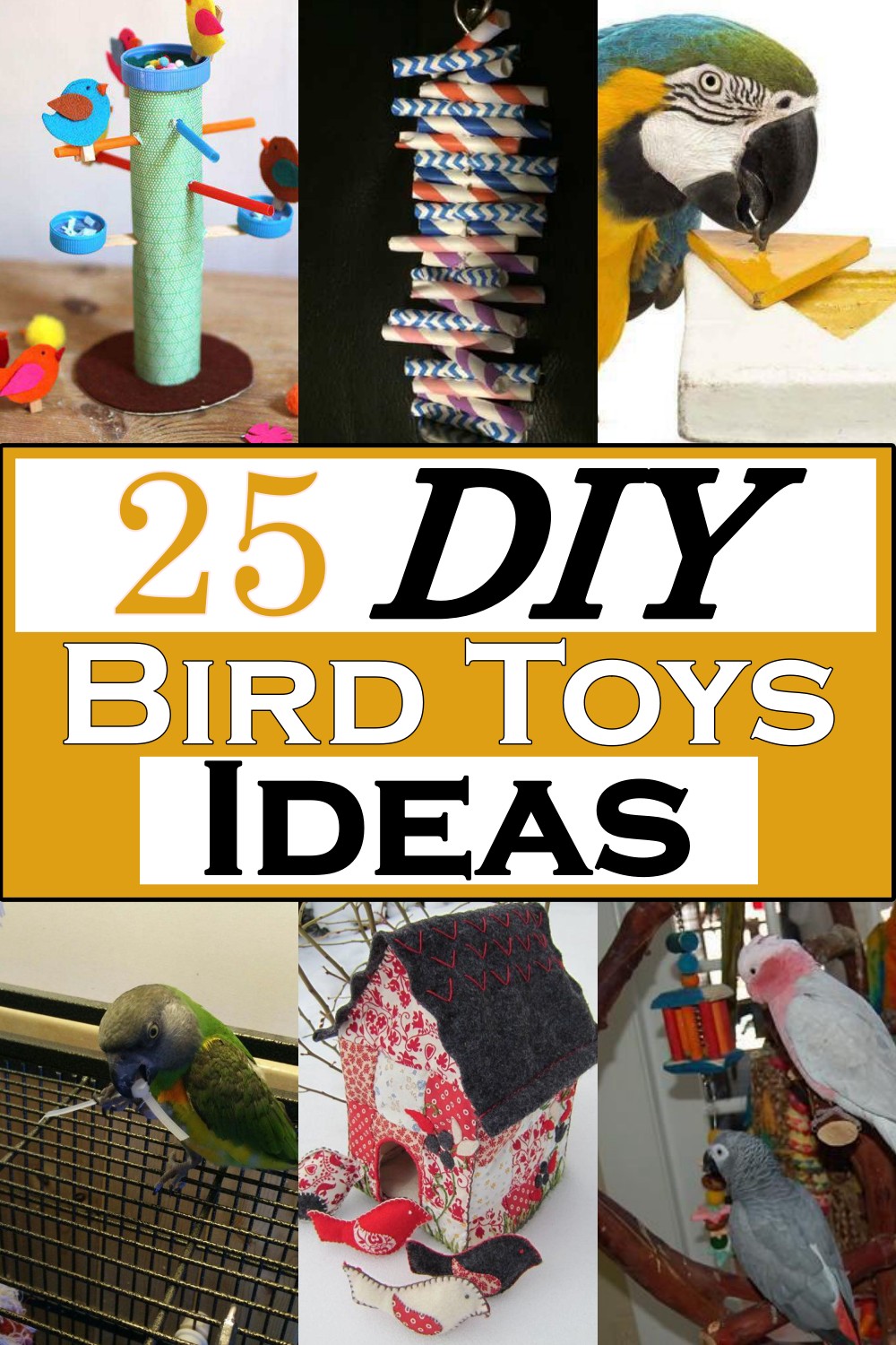 DIY Bird Toys Ideas 1