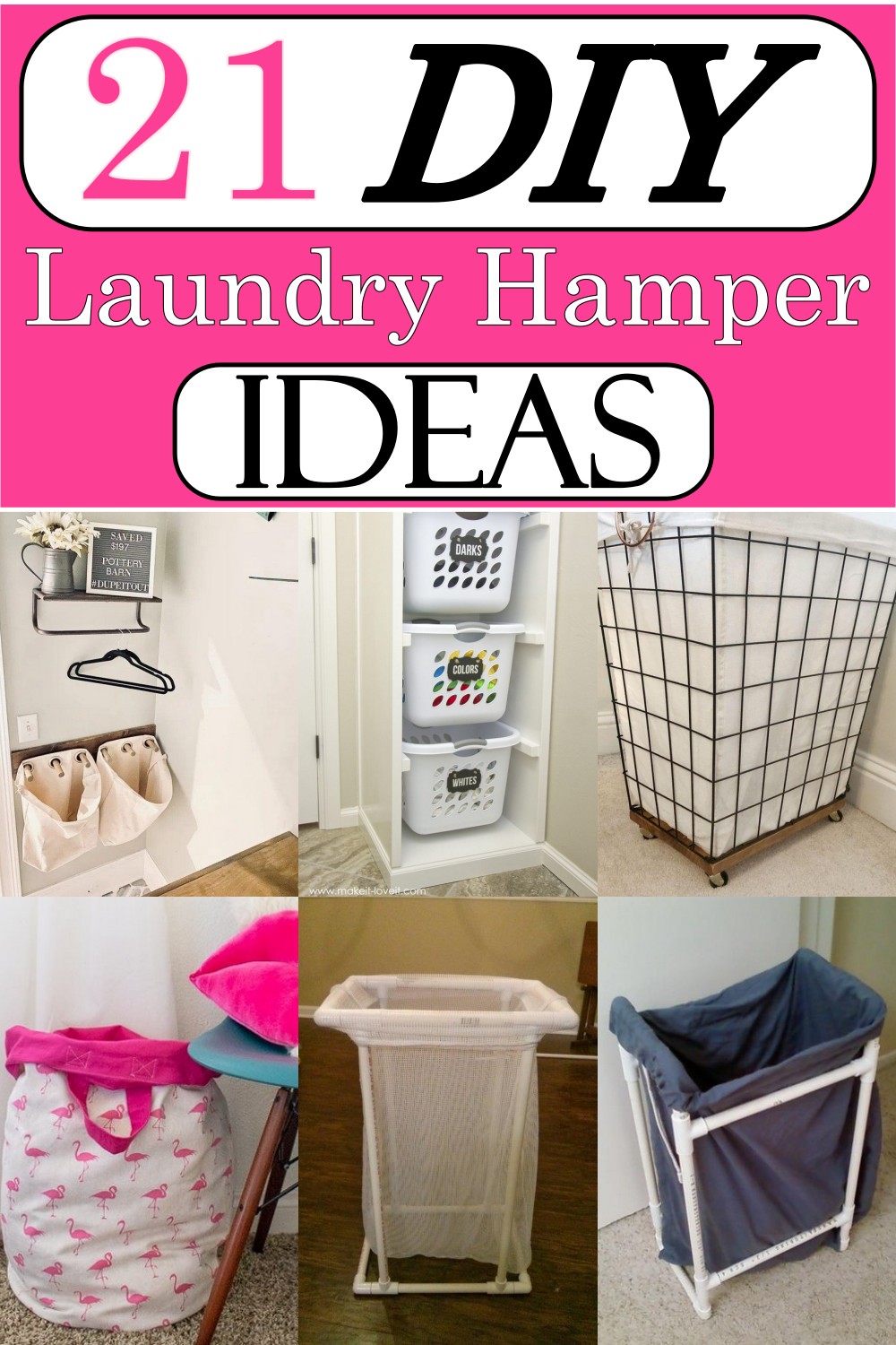 DIY Laundry Hamper Ideas