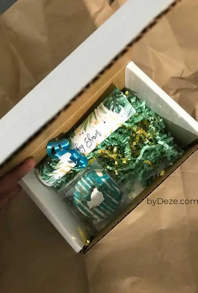 DIY Virtual Baby Shower Box