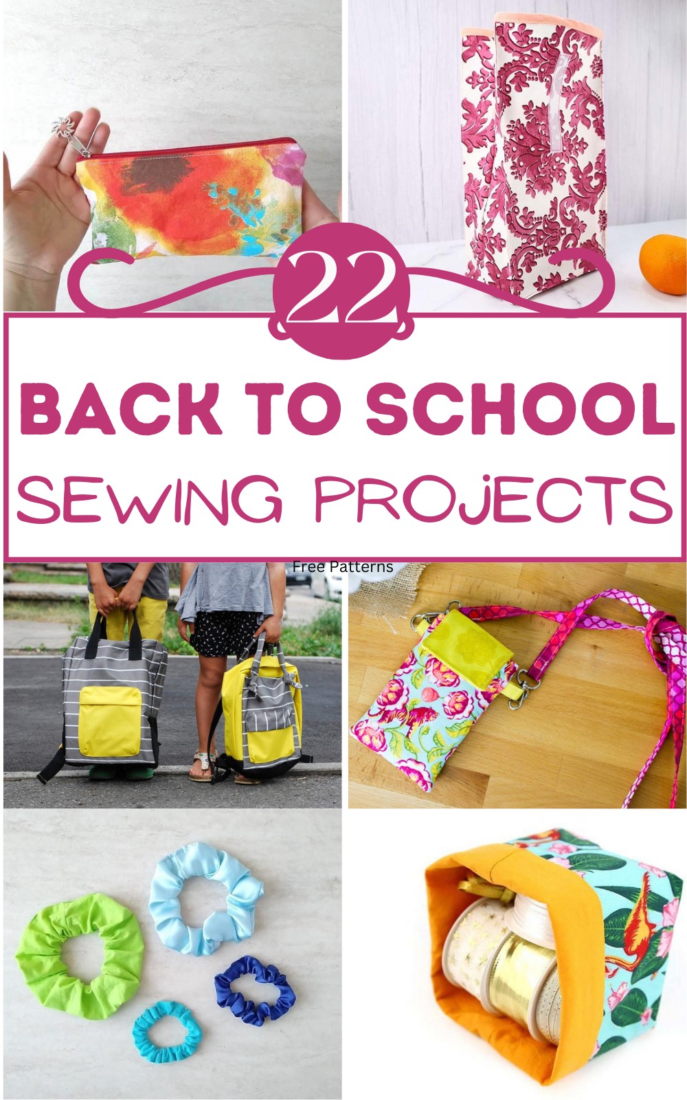 Easy Back To School Sewing Projects 1