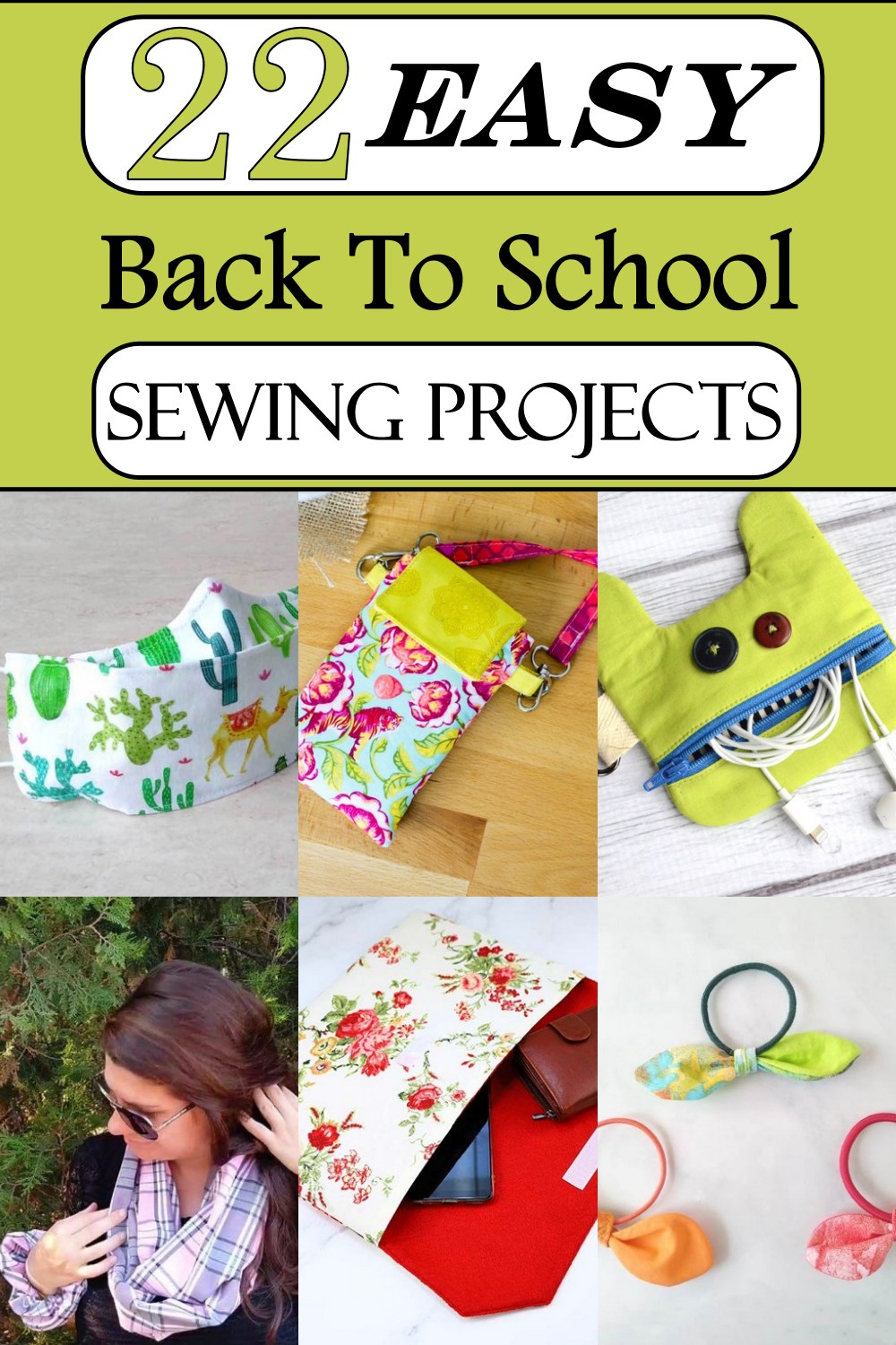 Easy Back To School Sewing Projects