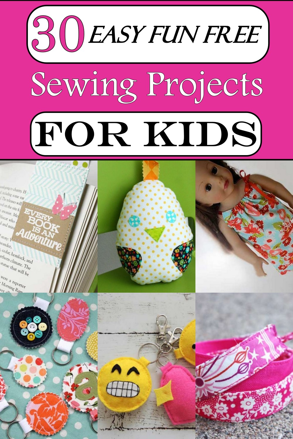 Easy Fun Free Sewing Projects For Kids