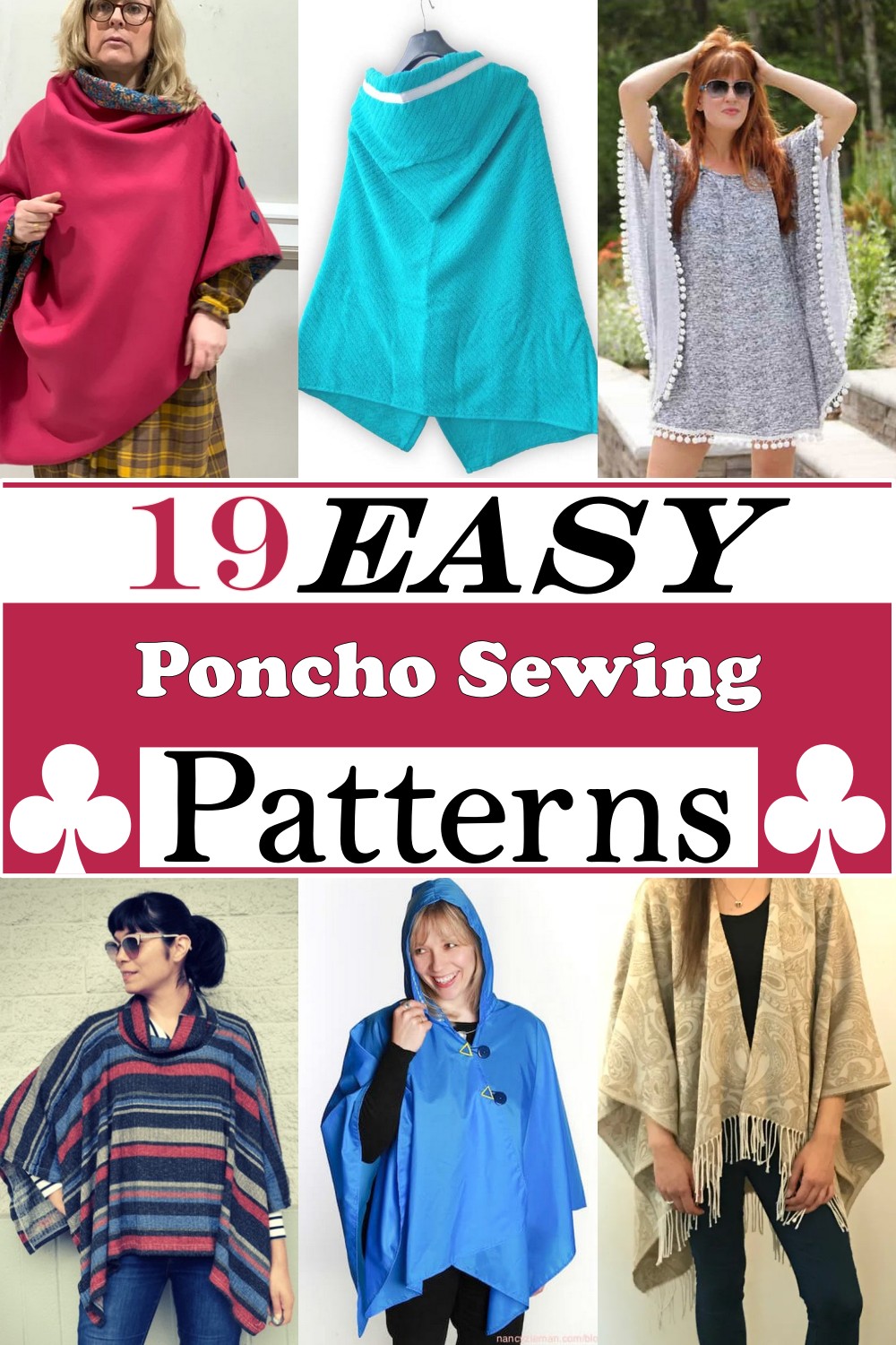 Easy Poncho Sewing Patterns 1