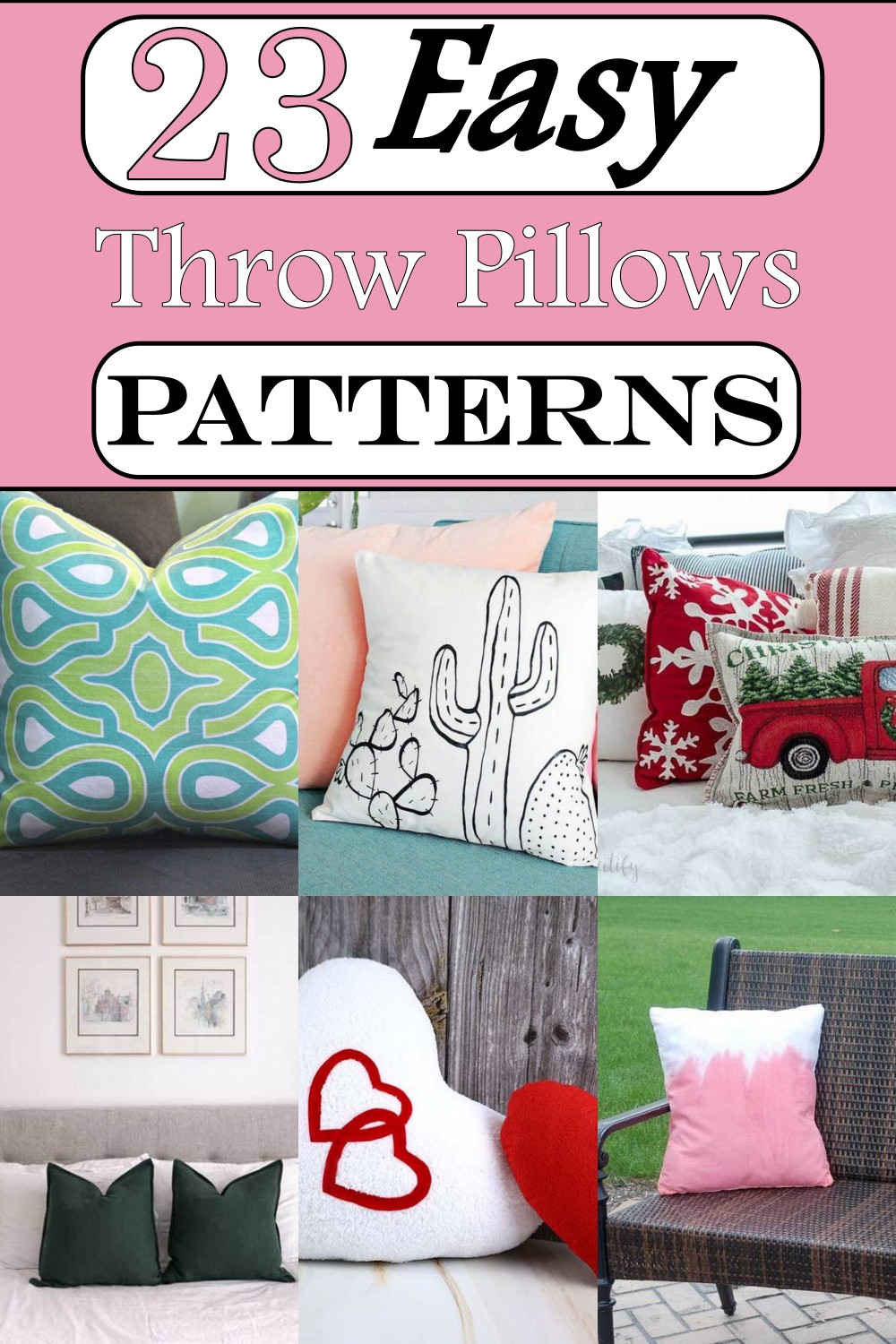 Easy Throw Pillows Patterns