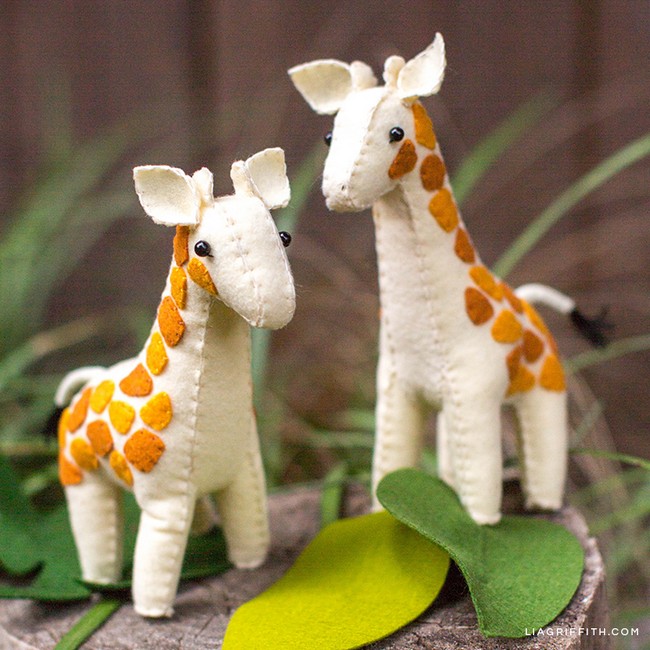 Felt Giraffe