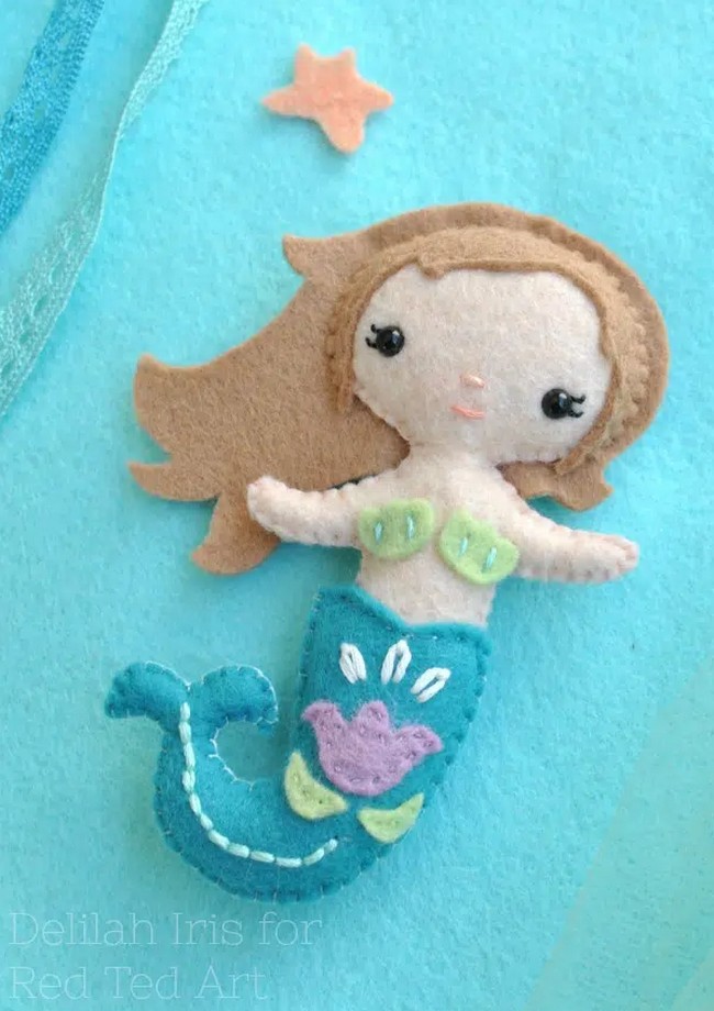 Felt Mermaid