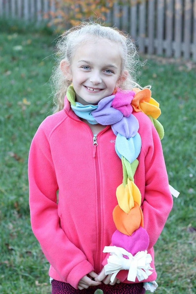 Felt Rainbow Scarf