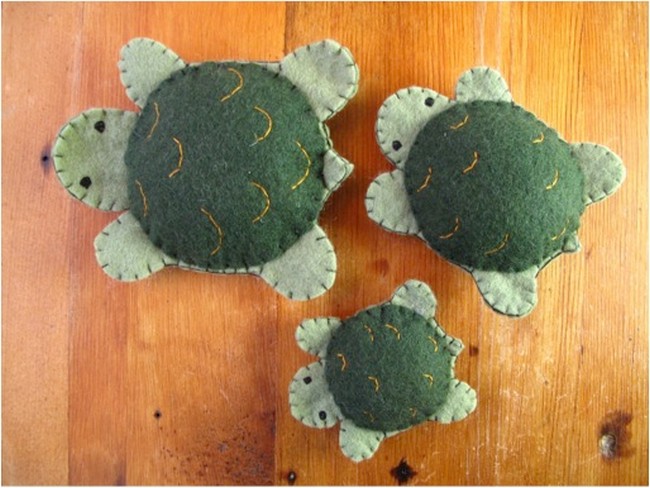 Felt Turtles