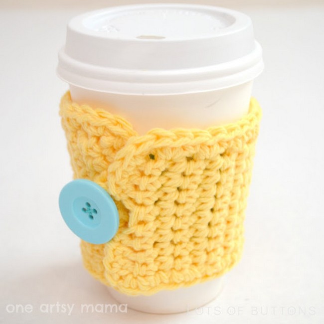 Coffee Cup Crochet Cozy