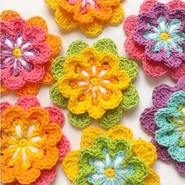 Free Crochet Flower Pattern