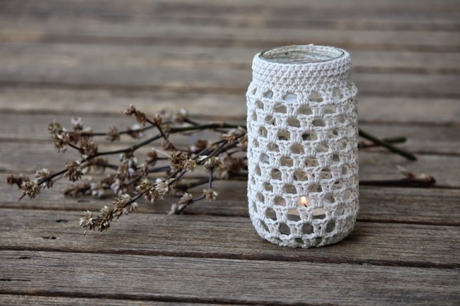 Free Crochet Jar Cosy Pattern