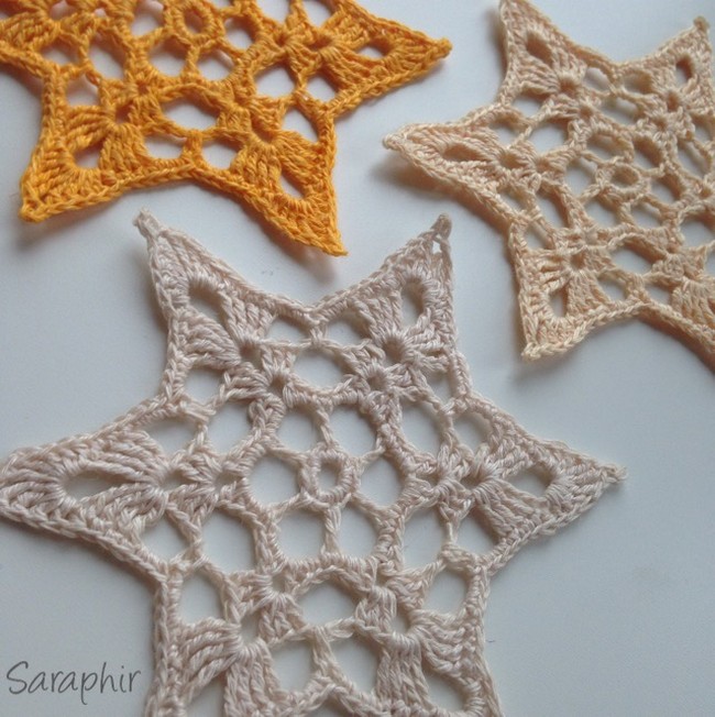 Free Crochet Lace Star
