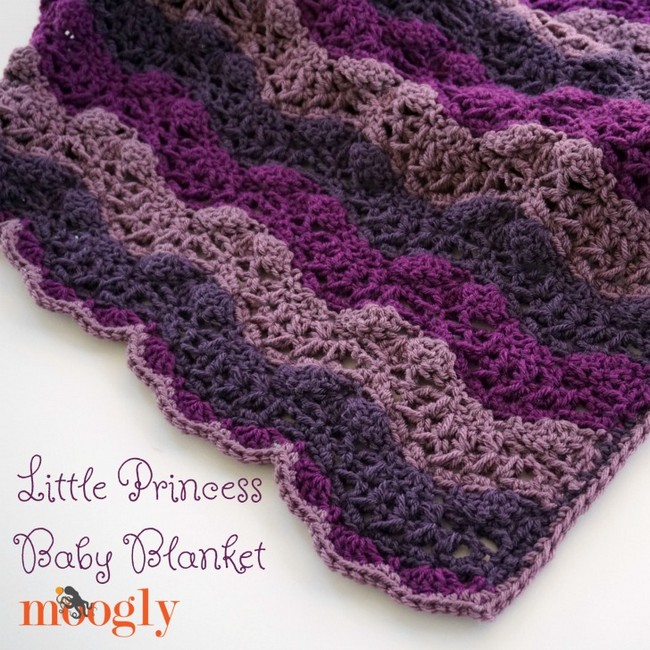 Free Crochet Little Princess Baby Blanket Pattern