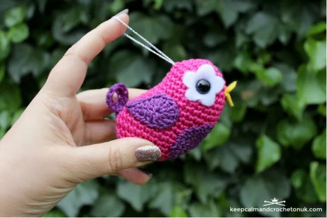 Free Crochet Pattern Little Kooky Bird
