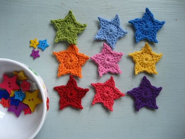Free Crochet Teeny Tiny Stars