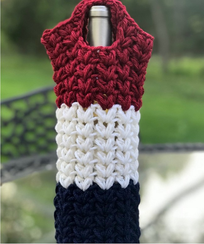 Crochet Cozy For Wine Bottle