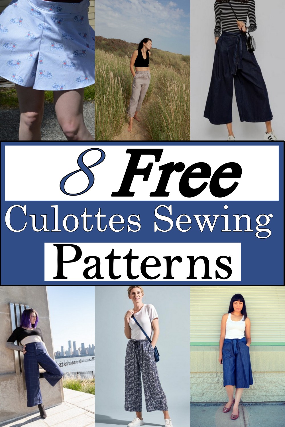 8 Free Culottes Sewing Patterns For Ladies - Craftsy