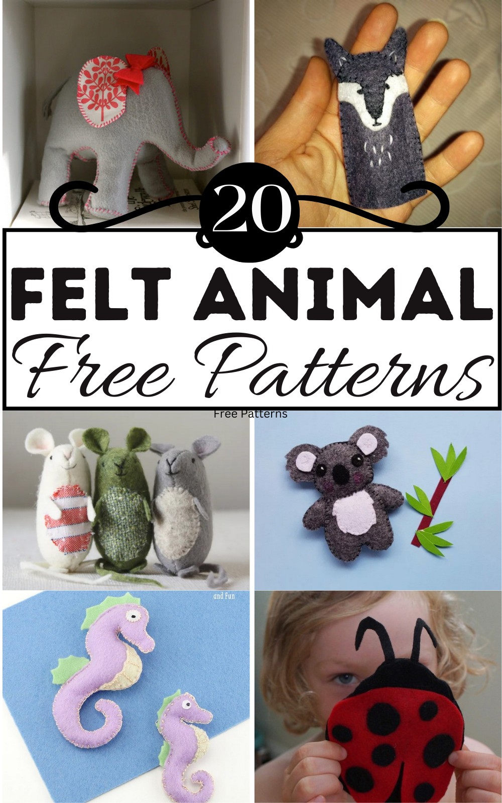 Free Felt Animal Patterns 2